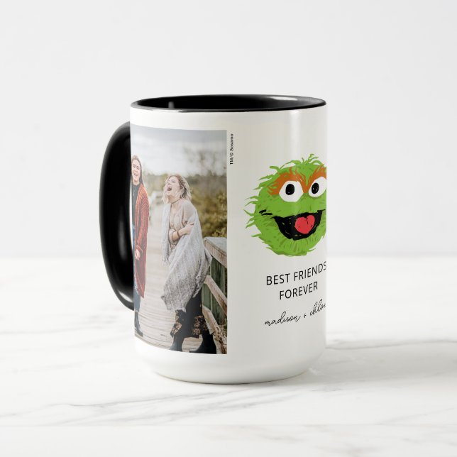 Oscar der Grouch | Die besten Freunde - Foto Tasse (Vorderseite Links)