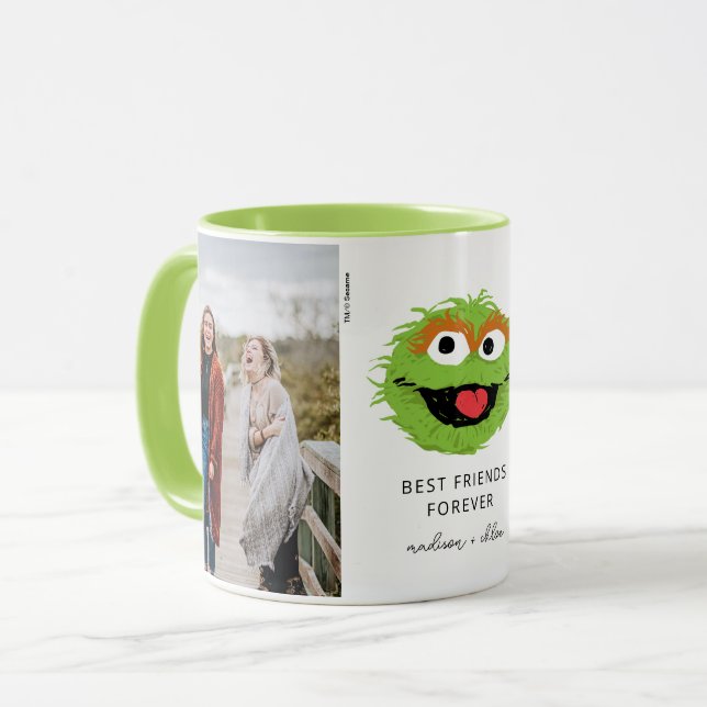 Oscar der Grouch | Die besten Freunde - Foto Tasse (Vorderseite Links)