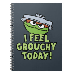 Oscar der Grouch Ich fühle mich heute Grouchy! Notizblock
