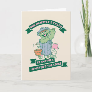 Oscar der Grouch Monster Treasure Graphic Karte
