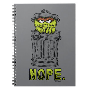 Oscar der Grouch - Nope. Notizblock