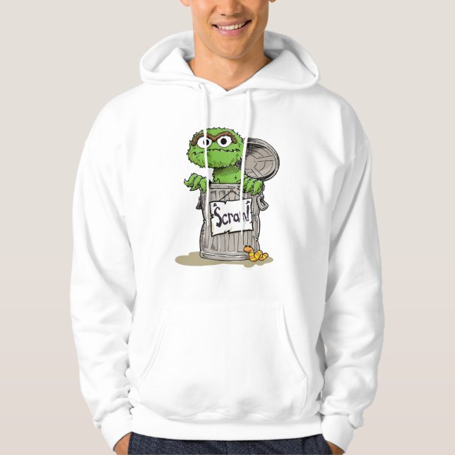 Oscar der Grouch Scram Hoodie (Vorderseite)