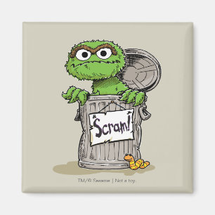 Oscar der Grouch Scram Magnet