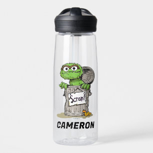 Oscar der Grouch Scram Name hinzufügen Trinkflasche
