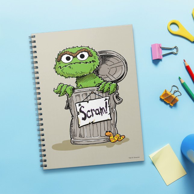 Oscar der Grouch Scram Notizblock (Von Creator hochgeladen)