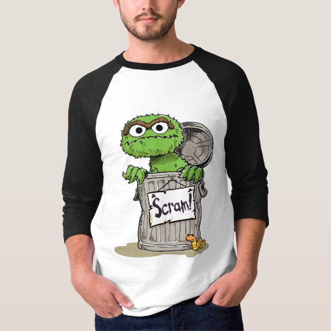 Oscar der Grouch Scram T-Shirt (Vorderseite)