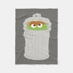 Oscar der Grouch und seine Mülleimer können Fleecedecke