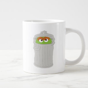 Oscar der Grouch und seine Mülleimer können Jumbo-Tasse