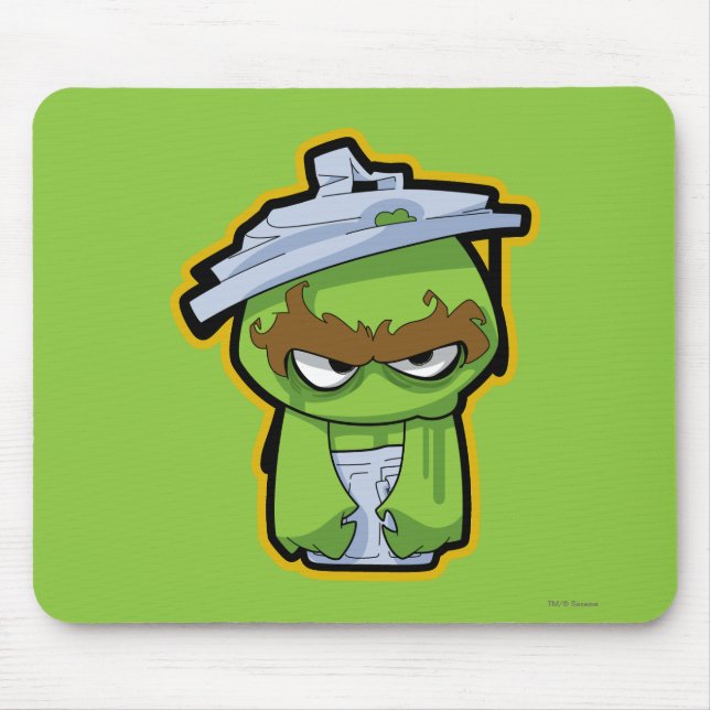 Oscar der Grouch Zombie Mousepad (Vorne)