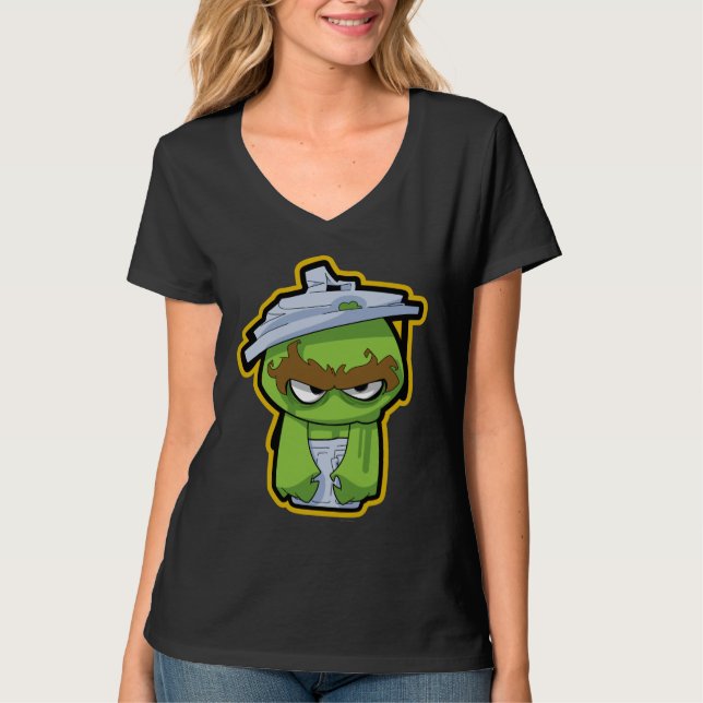 Oscar der Grouch Zombie T-Shirt (Vorderseite)