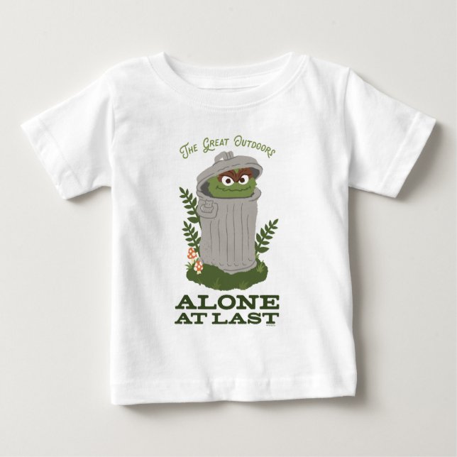 Oscar Die Grouch | Die große Außenwelt Baby T-shirt (Vorderseite)