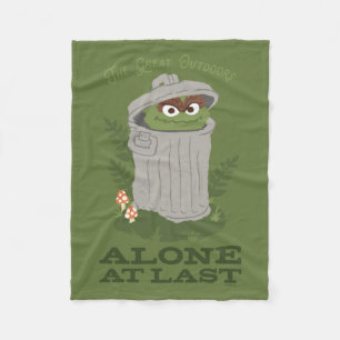 Oscar Die Grouch Die große Außenwelt Fleecedecke