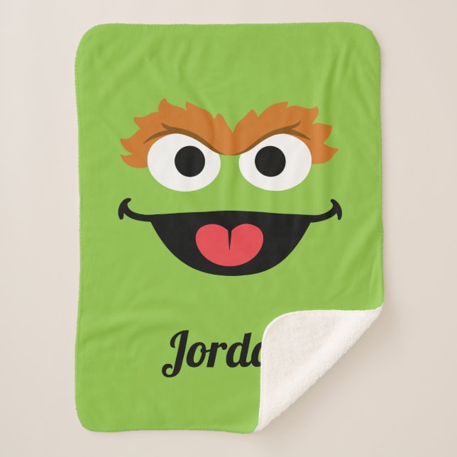 Oscar Face Art | Name hinzufügen Sherpadecke (Vorderseite)