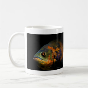 Oscar-Fische Astronotus Ocellatus Tasse