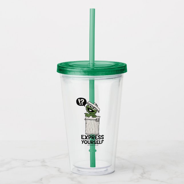 Oscar für den Grouch Express Acryltrinkbecher (Vorderseite)