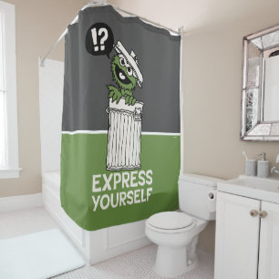 Oscar für den Grouch Express Duschvorhang