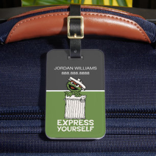 Oscar für den Grouch Express Info hinzufügen Gepäckanhänger