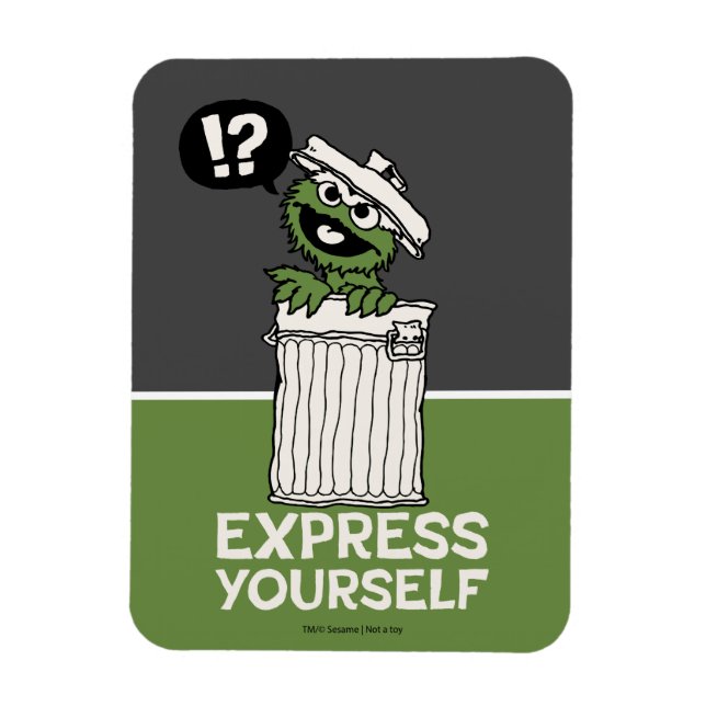 Oscar für den Grouch Express Magnet (Vertikal)