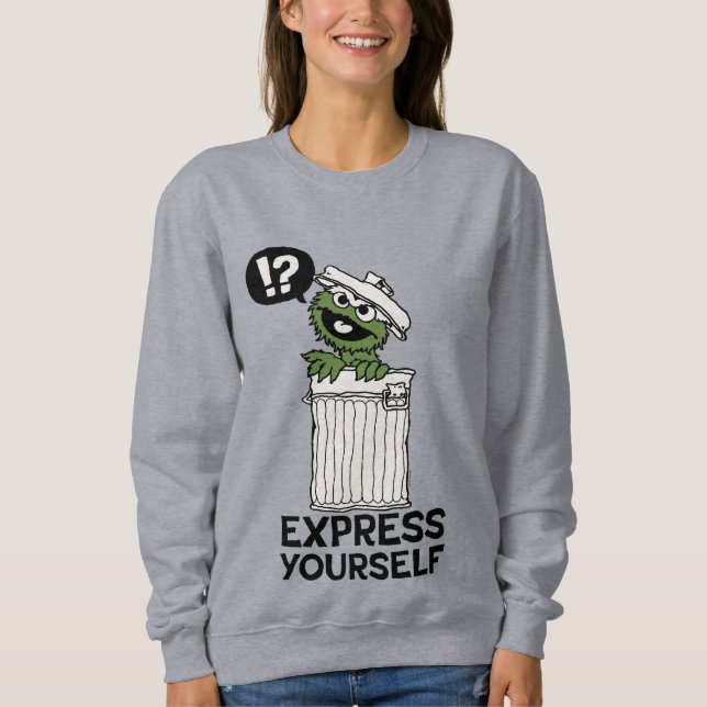 Oscar für den Grouch Express Sweatshirt (Vorderseite)