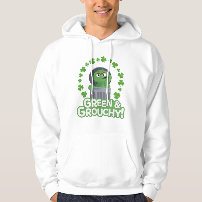 Oscar | Grün & Grouchy! Hoodie (Vorderseite)