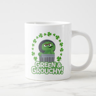 Oscar Grün & Grouchy! Jumbo-Tasse