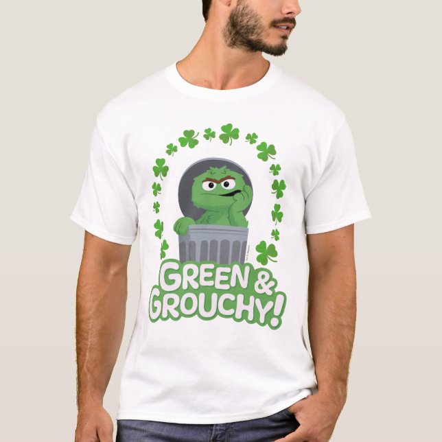 Oscar | Grün & Grouchy! T-Shirt (Vorderseite)