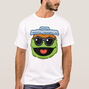 Oscar Lächelndes Gesicht mit Sonnenbrille T-Shirt