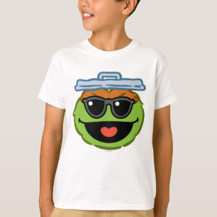 Oscar lächelt Gesicht mit Sonnenbrille T-Shirt