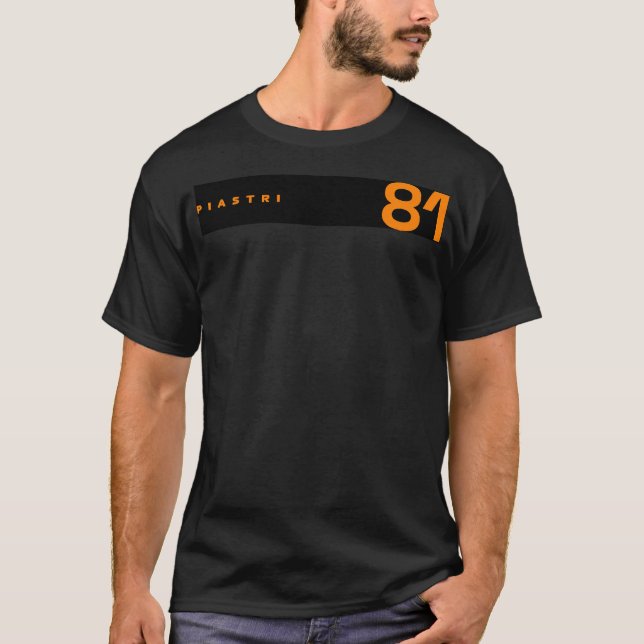 Oscar Piastri 81 Modern T-Shirt (Vorderseite)