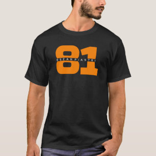 Oscar Piastri McLaren Formel-1-Logo Nummer 81 T-Shirt