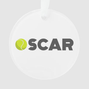 Oscar Tennis Ornament