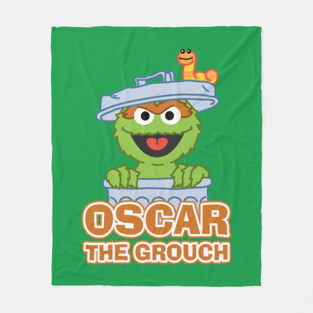 Oscar the Grouch Classic Style Fleecedecke (Vorderseite)