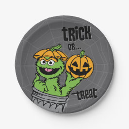 Oscar the Grouch - Trick oder Trete Pappteller