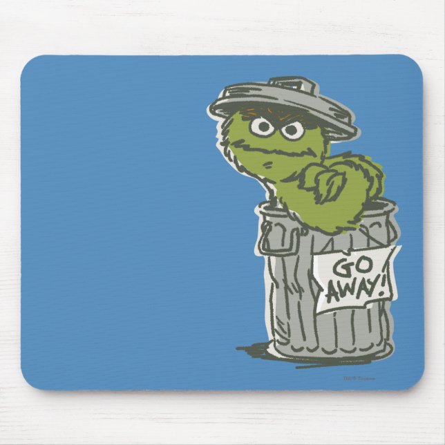 Oscar the Grouch Vintage 2 Mousepad (Vorne)