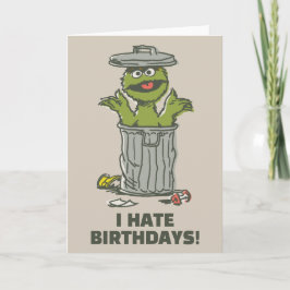 Oscar the Grouch Vintage Karte