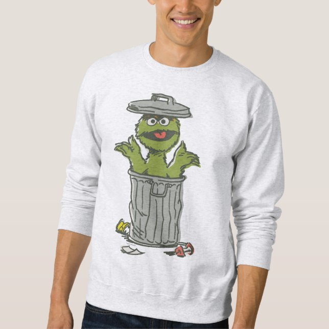 Oscar the Grouch Vintage Sweatshirt (Vorderseite)