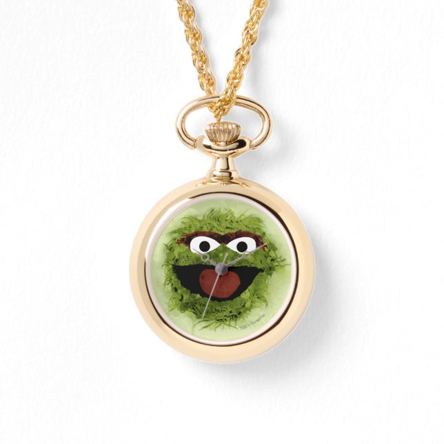 Oscar the Grouch | Watercolor Trend Armbanduhr (Vorderseite)