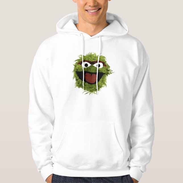 Oscar the Grouch | Watercolor Trend Hoodie (Vorderseite)