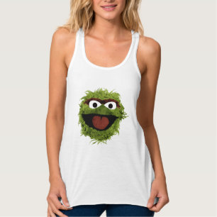 Oscar the Grouch Watercolor Trend Tank Top