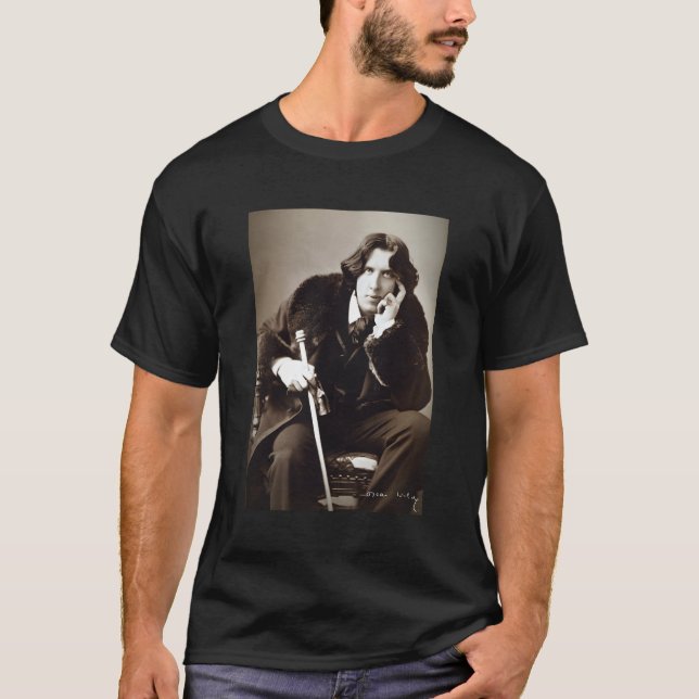 Oscar Wilde Portrait T-Shirt (Vorderseite)