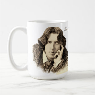 Oscar Wilde Tee-Zitat Kaffeetasse