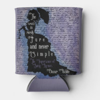 Oscar-Wilde-Zitat-Silhouette-Poster