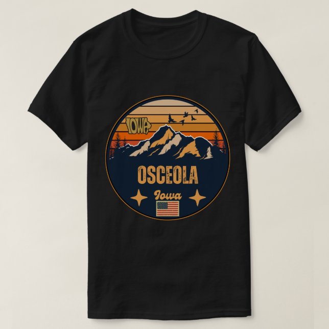 Osceola, Iowa T-Shirt (Design vorne)