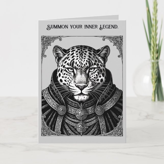 Ose Der Leopard König der Schatten Karte (Vorderseite)