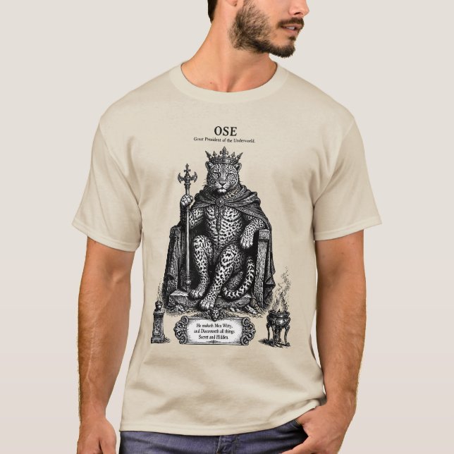 Ose des Mitternachtsthrons T-Shirt (Vorderseite)