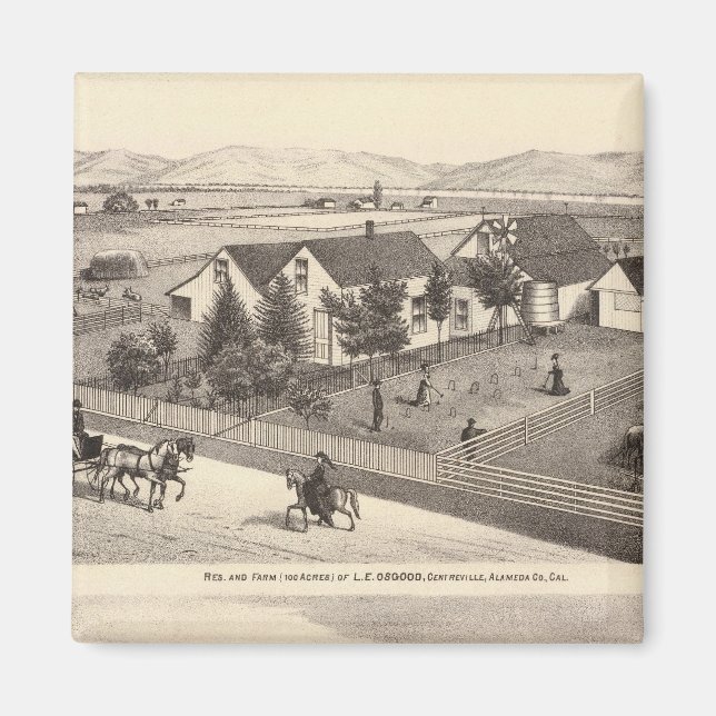 Osgood, Cameron Residenzen, Farmen Magnet (Vorne)