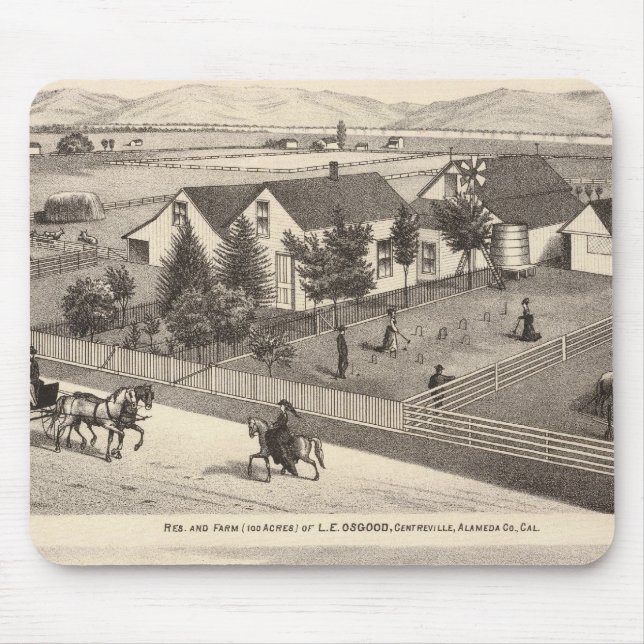 Osgood, Cameron-Wohnungen, Farmen Mousepad (Vorne)