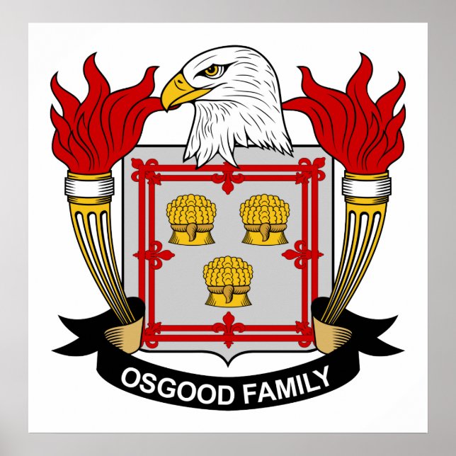 Osgood Familienwappen Poster (Vorne)