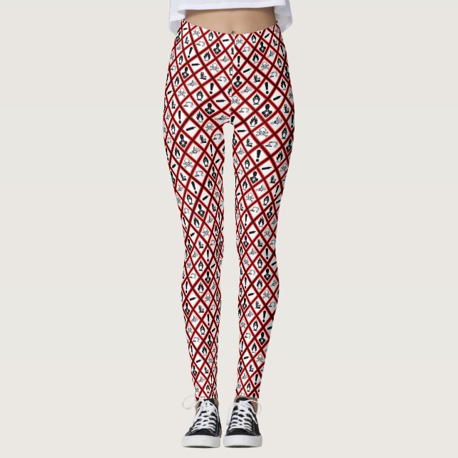 OSHA-Gefahrenwarnung Leggings (Vorderseite)
