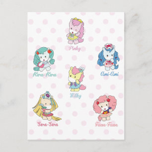 Osharena Pony Kawaii Friends Postcard Postkarte